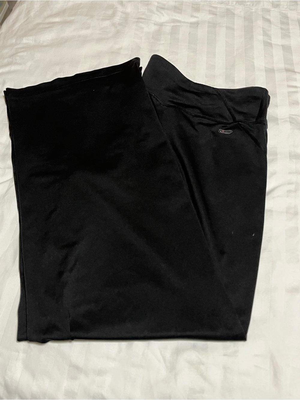 Black Wide Legged Athletic Pants
14-01